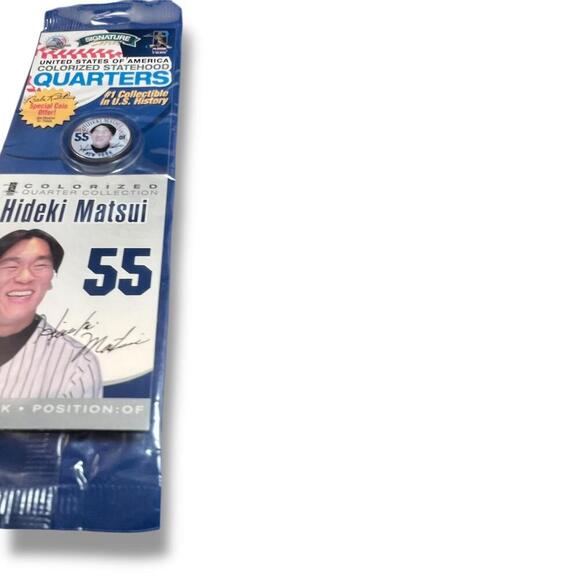 New Legend Hideki Matsui USA Colorized Statehood Quarter MLB Signature Series - Picture 2 of 7